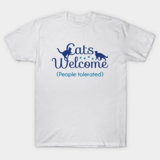 Cats Welcome T-Shirt